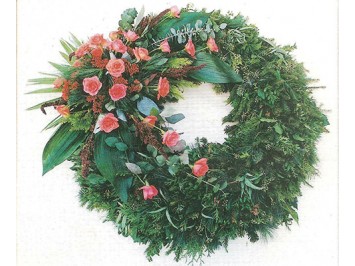 Pinned Greek wreath
