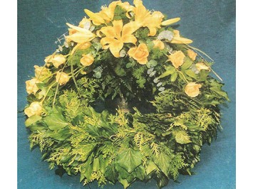 Pinned Greek wreath